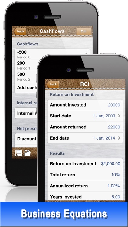 CF Financial Calculator - TVM, Cashflow, Money & Business Equations