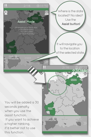 Germany Map Puzzle screenshot 3