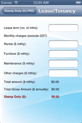 Stamp Duty SG PRO screenshot 2