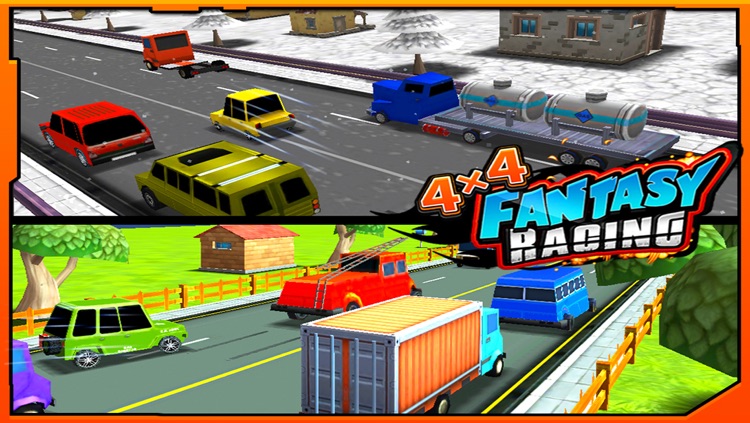 4X4 Fantasy Racing (3d Car Driving Race Game) by Grey Falcon Studios