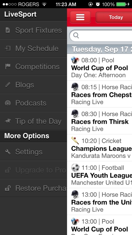 Live Sport On TV – With Sky+ Remote Record
