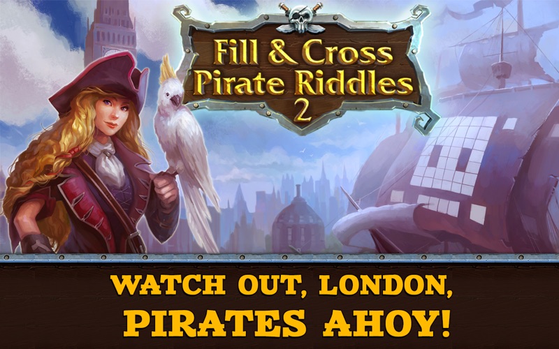 Fill and Cross. Pirate Riddles 2 thumbnail 1