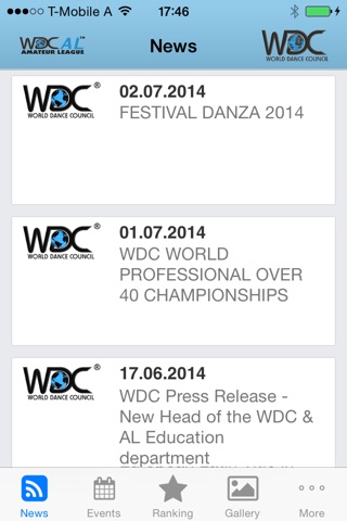 World Dance Council screenshot 2