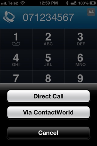 ContactWorld screenshot 2