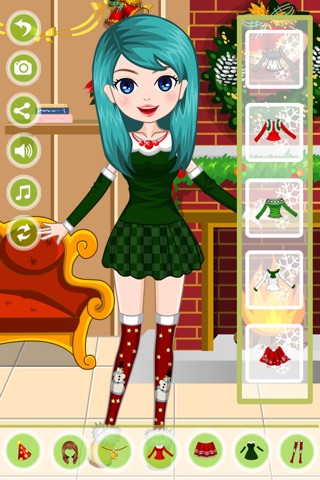 Christmas Girl Make Up screenshot 4