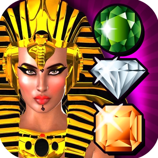 Cleopatra Egyptian Desert Curse- Match Mania Quest icon