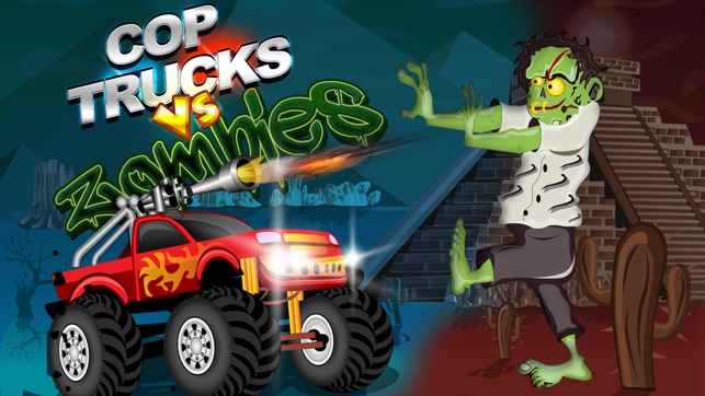 Cop Monster Trucks Vs Zombies Pro - Desert Police Fast Shoot(圖1)-速報App