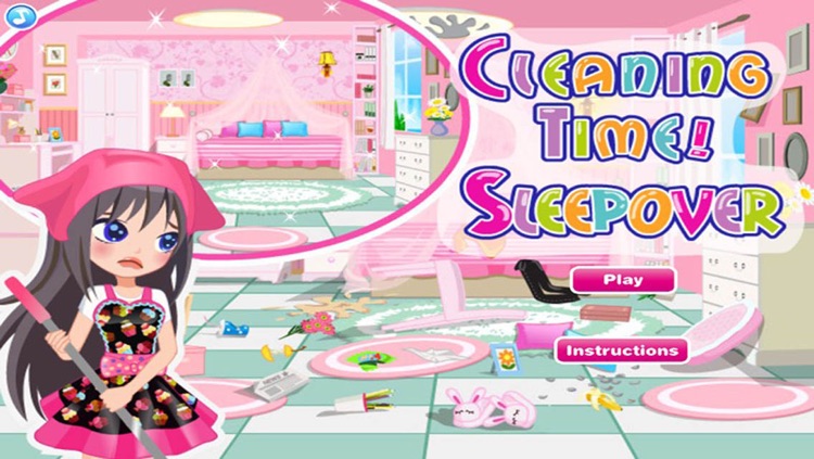 Cleaning Time Sleepover screenshot-4