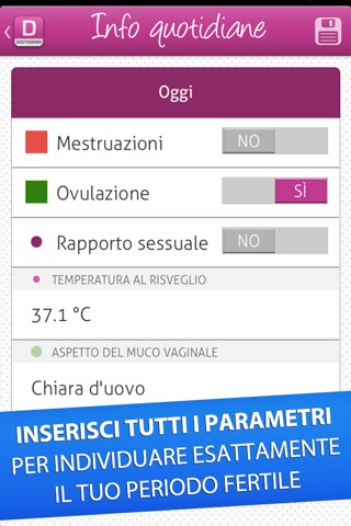 Mon ovulation : calendrier de fertilité screenshot 3