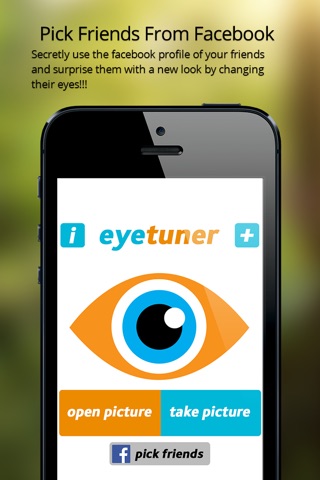 EyeTuner Photo Editor - Giving you a facetune and superimpose cat, zombie and other eyes onto yours! screenshot 3