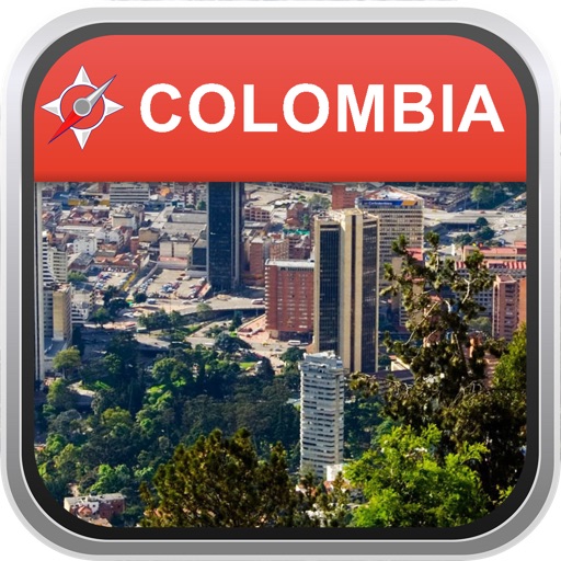 Offline Map Colombia: City Navigator Maps icon