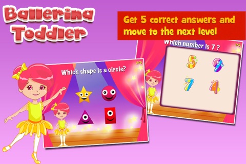 Ballerina Toddler Kids Game screenshot 3