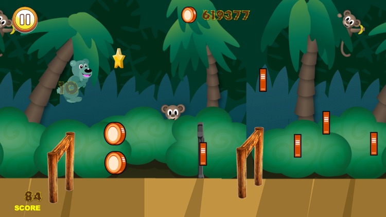 Jungle Bear Jump Coin Hunting Adventure - Top Land Running Trap Jumper Free screenshot-4