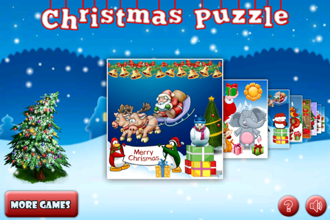 Amazing Santa jigsaw puzzle - free kids games screenshot 3
