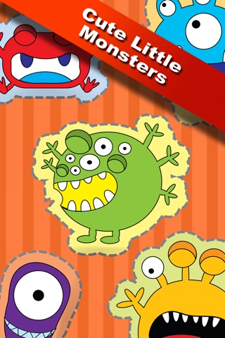Match 3 Doodle Monsters and Zombies Mega Jumping Games For Kids screenshot 2