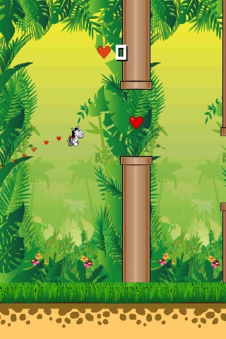 A Flappy Zebra - Adventure Through The Safari screenshot 3