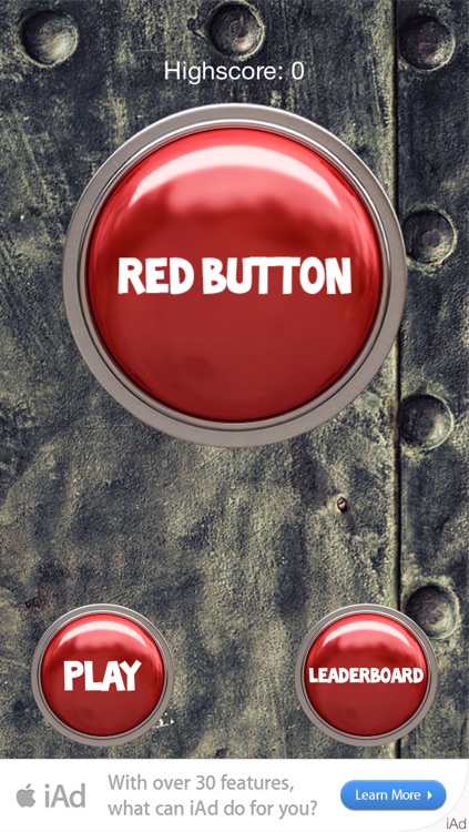 Press The Button - Red Button by Daniel McFarland