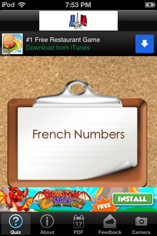 French Number screenshot 2