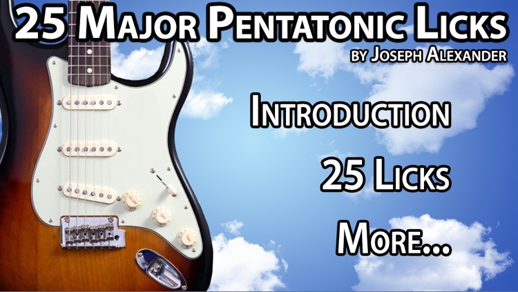 25 Major Pentatonic Licks with Joseph Alexander screenshot-3
