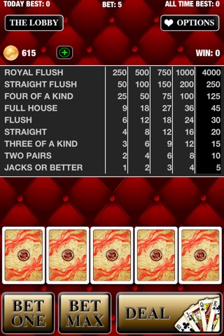 High Rollers Video Poker - 6 casino cards games in 1 screenshot 3