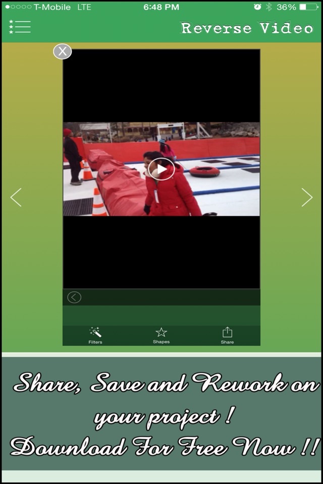 Reverse Video - Save and play your videos backwards! screenshot 4