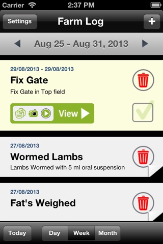 Farm Log screenshot 3
