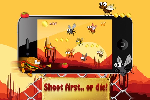 Bug Blast - Of Burger, Emoji, Robot And Ninja Granny screenshot 2