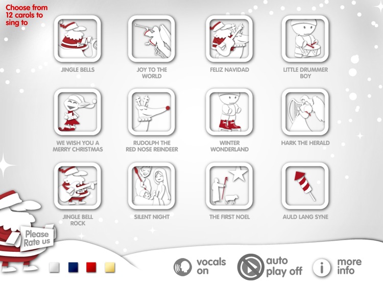 Christmas Karaoke App : 12 Carols
