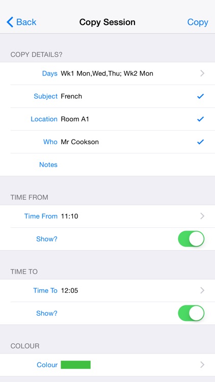 School Timetable - Lesson & Course Schedule for Student, Teacher, Organiser screenshot-3