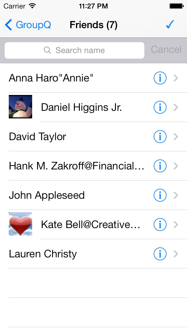 Contacts  Group Manager - GroupQ Screenshot 2
