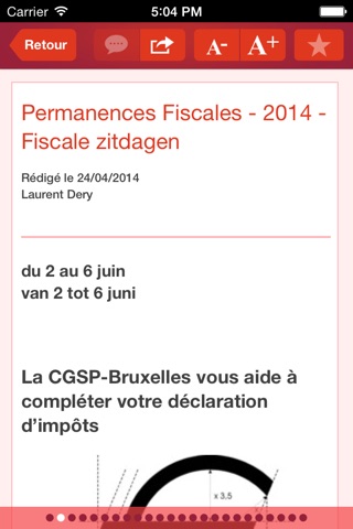 CGSP Bruxelles - ACOD Brussel screenshot 3