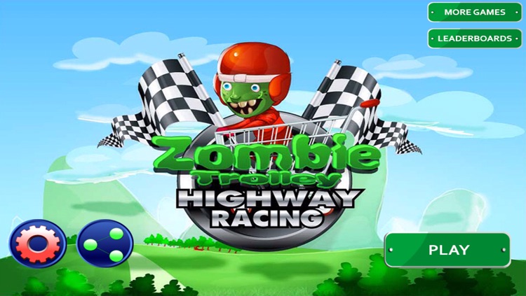 Zombie Highway Trolley Racing- My Pet Zombie Life Multiplayer Game For Kids screenshot-4