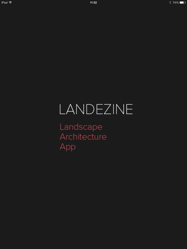 Landezine Landscape Architecture App On The Screenshots