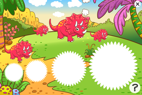 Dinosaurs game for children age 2-5: Train your skills for kindergarten, preschool or nursery school with dinos screenshot 4