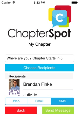 ChapterSpot Messenger screenshot 4