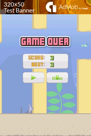 Flappy Dolphin – Play one of the Cutest and Most Fun Animal Games App Available screenshot 3