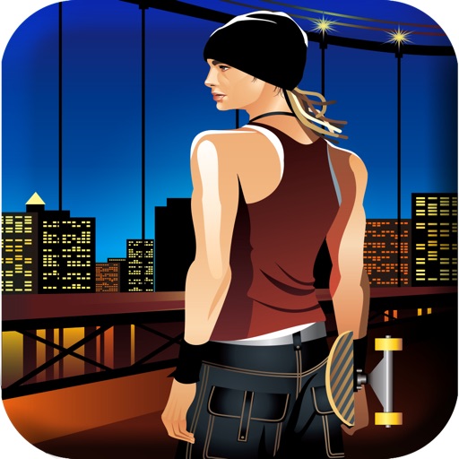 A Skateboard Death Race City Streets PRO - Racing Adventure Arcades Game Icon