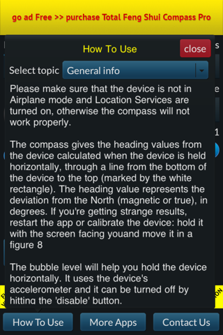 Total Feng Shui Compass Free Pocket Edition screenshot 4