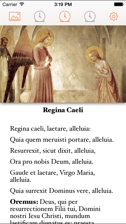 Pocket Angelus – The Angelus and Regina Caeli with daily alarms