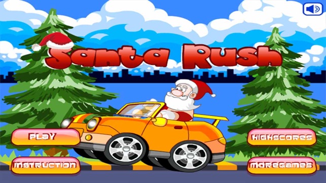 Santa Rush - Car Racing Adventure