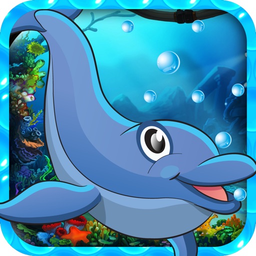 Jumping Dolphin World - Platform Hop Collecting Game Free Icon