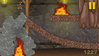 Mine-Cart Shaft Dash Maze Game - California Diamond Cave Escape Screenshot on iOS