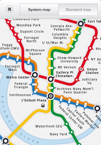 Metro Washington DC Infomaps screenshot 4