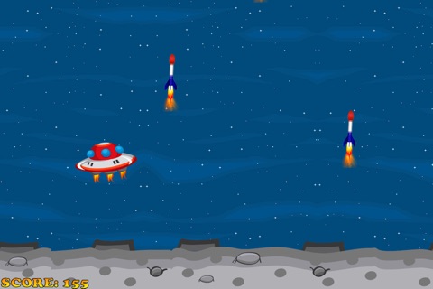 UFO Missiles Attack Invasion - Alien Space Craft Pilot Escape FREE screenshot 2