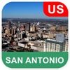 San Antonio, USA Offline Map - PLACE STARS