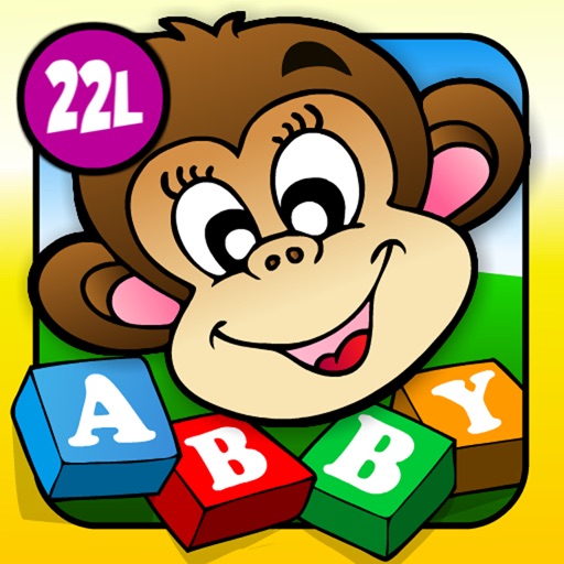 First Words 7+2 · Early Reading A to Z, TechMe Letter Recognition and Spelling (Animals, Colors, Numbers, Shapes, Fruits) - Learning Alphabet Activity Game with Letters for Kids (Toddler, Preschool, Kindergarten and 1st Grade) by Abby Monkey® Icon