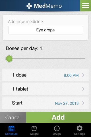 MedMemo screenshot 2