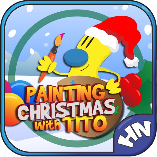 Painting Christmas with Tito iOS App