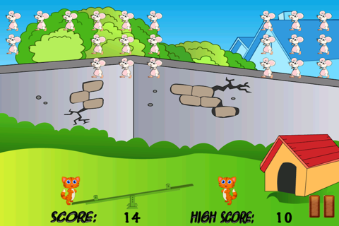 Kitty Jump For Mice - Happy Kitties Catapult Battle Free screenshot 3