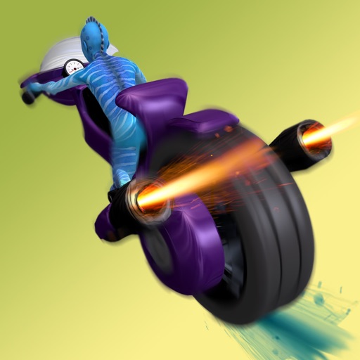 Alien Space Racer (A Free Bike Racing Game) icon